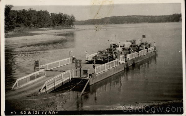 Highway 62 and 101 Ferry Missouri River Arkansas