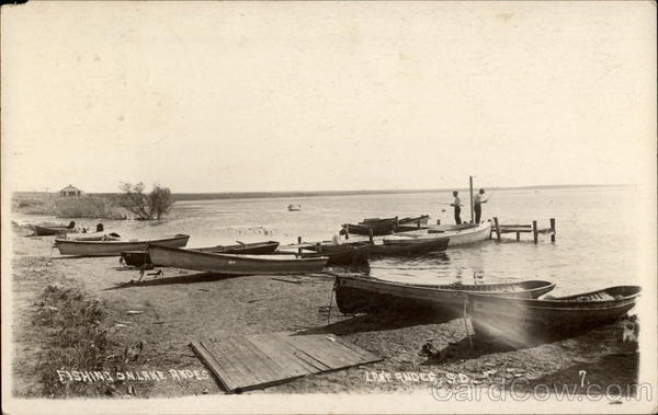 Fishing on Lake Andes South Dakota