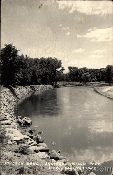 At Coon Bend, Squirrel Hollow Park Jefferson Iowa