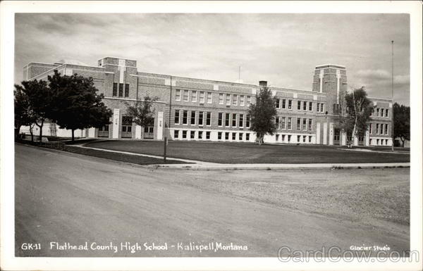 View of Flathead County High School Kalispell Montana