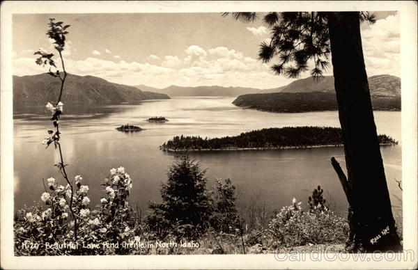 Beautiful Lake Pend Oreille Hope Idaho