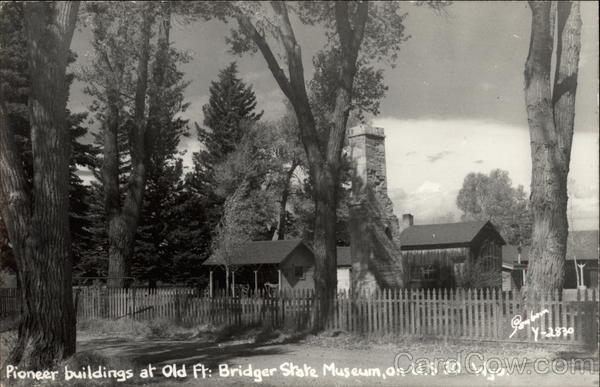Pioneer Buildings at Old Ft. Bridger State Museum Fort Bridger Wyoming