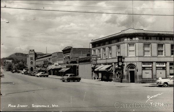 Main Street, Thermopolis, Wyo Wyoming Sanborn