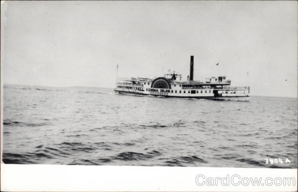 Paddleboat on the river Riverboats