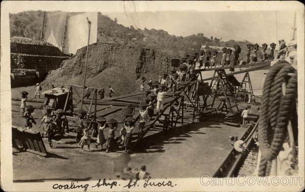 Coaling Ship St. Lucia Boats, Ships