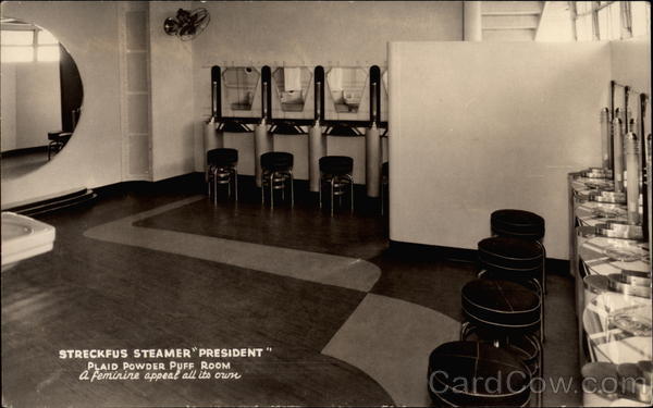 Streckfus Steamer President - Plaid Powder Puff Room