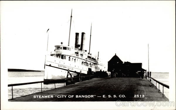 Steamer  City of Bangor  E. S. S. Co Steamers