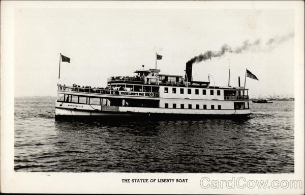 The Statue of Liberty Boat Steamers