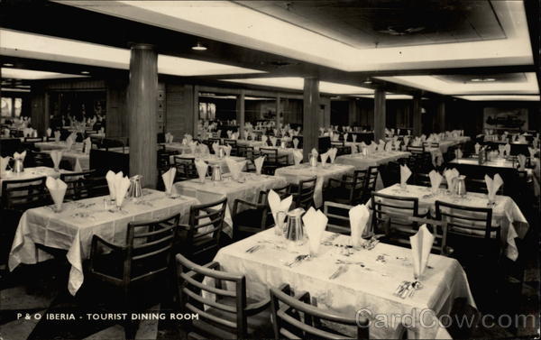 P & O Iberia - Tourist Dining Room Interiors