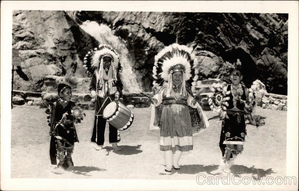 Native American Dancers in Traditional Dress Native Americana