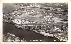 Harbor Island Seattle, WA Postcard Postcard