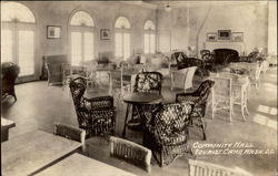 Community Hall Tourist Camp Postcard