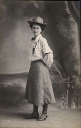 Woman's portrait in uniform Woman's portrait in uniform