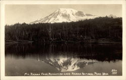 Mt. Rainier from Reflection Lake Mount Rainier National Park, WA Postcard Postcard