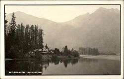 Antler's Hotel, Lake Cushman Postcard