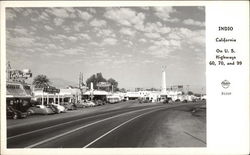 On US Highways 60, 70, and 99 Postcard