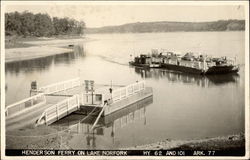 Henderson Ferry on Lake Norfork Postcard