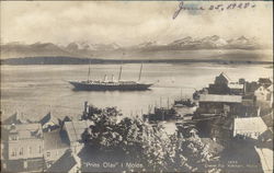 "Prins Olav" in Molde Norway Postcard Postcard