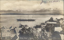 "Prins Olav" in Molde Postcard
