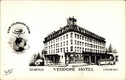 Vendome Hotel Leadville, CO Postcard Postcard