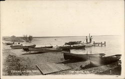 Fishing on Lake Andes South Dakota Postcard Postcard