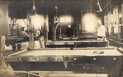 Billiards Social Hall Postcard