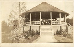 Band Stand, City Park Postcard