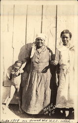 Cuban Family Postcard