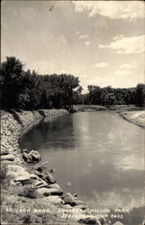 At Coon Bend, Squirrel Hollow Park Jefferson, IA Postcard Postcard