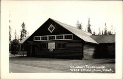 View of Rainbow Tabernacle in West Yellowstone Postcard