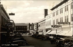 Main Street Scene Livingston, MT Postcard Postcard