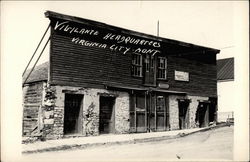 Vigilante Headquarters Virginia City, MT Postcard Postcard