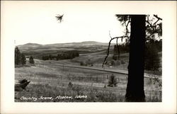 Country Scene Moscow, ID Postcard Postcard