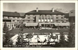 The Lodge and Ice Rink Postcard