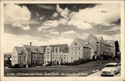 Chrisman and Willis Sweet Halls, University of Idaho Postcard