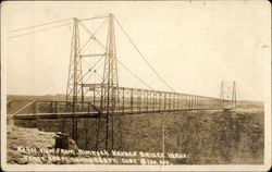 View from Rimrock Hansen Bridge Idaho Postcard Postcard