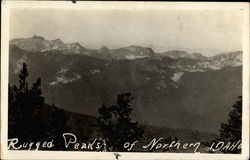 Rugged peaks of northern Idaho Postcard Postcard