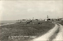 A Glimpse - Scenic Coastal View Postcard