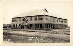 Ellison School Midwest, WY Postcard Postcard
