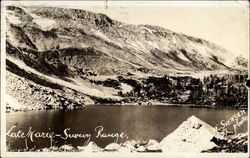 Lake Marie and Snowy Rouge Centennial, WY H Svenson Postcard Postcard