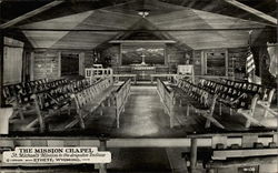 The Mission Chapel, St. MIchael's MIssion to the Arapohoe Indians Ethete, WY Postcard Postcard