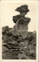 The Lone Sentinel Wyoming Postcard Postcard