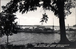 Car ferry at Lake Wisconsin Postcard