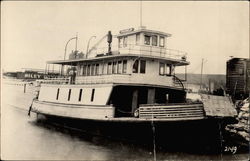 The Steamship Franklin Postcard