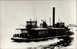 Peak's Island Ferry "Swampscott", 1932 Portland, ME Postcard Postcard