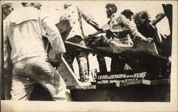 Neptune party crossing the Equator Postcard