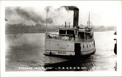 Steamer "Rockland" PB&RSB Co Postcard
