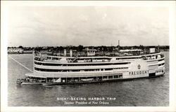 Sight-seeing harbor trip Postcard