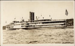 The Robert Fulton Ship Postcard
