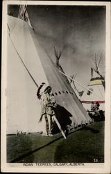 Indian teepees Postcard